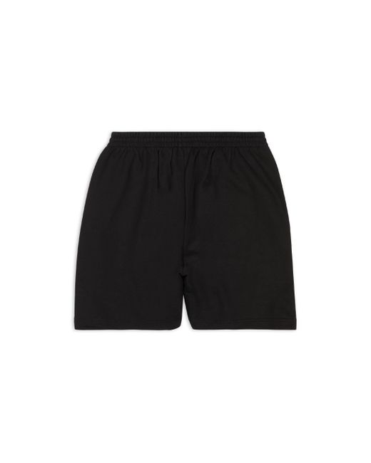 Balenciaga Black Political Campaign Sweat Shorts for men