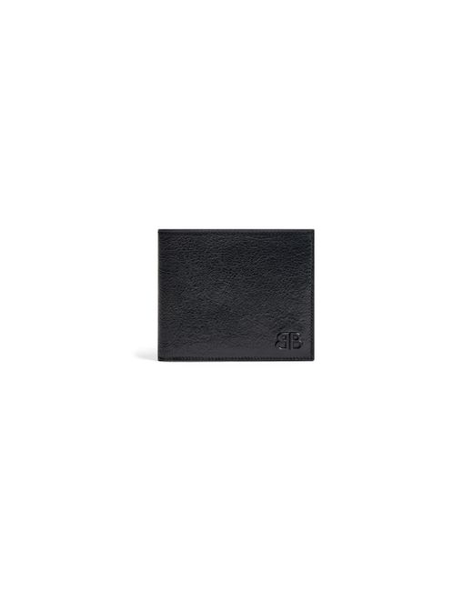 Balenciaga Monaco quadratische falt-brieftasche in Black für Herren