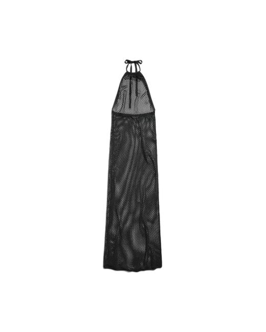 Balenciaga Black Halter Neck Dress