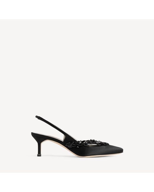 Balenciaga Black Manolo Blahnik Slingback