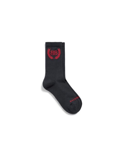 Balenciaga Black Laurel Classic Socks