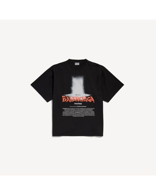 Balenciaga Black The Door Oversized T-shirt