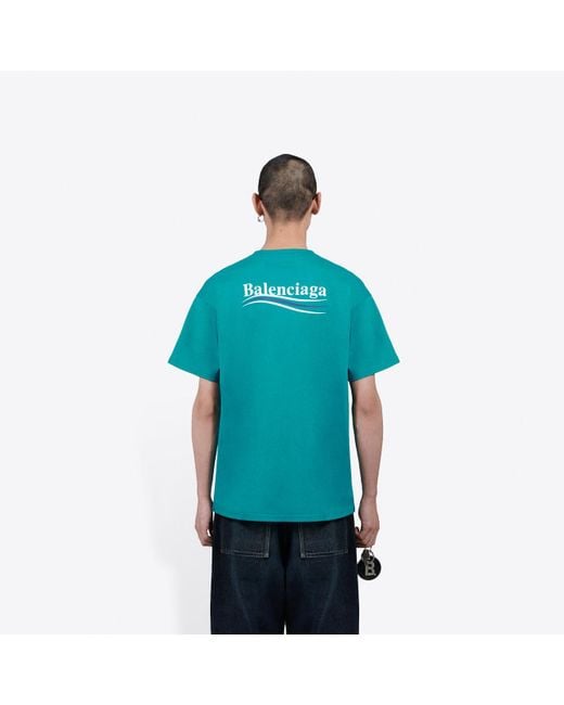 Balenciaga green top t shirt