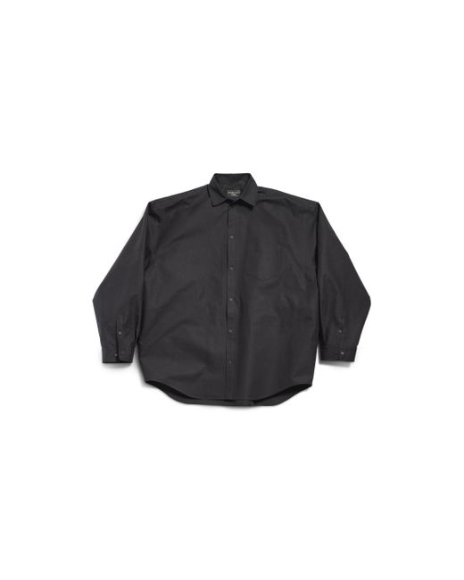 Balenciaga Black Outerwear hemd large fit