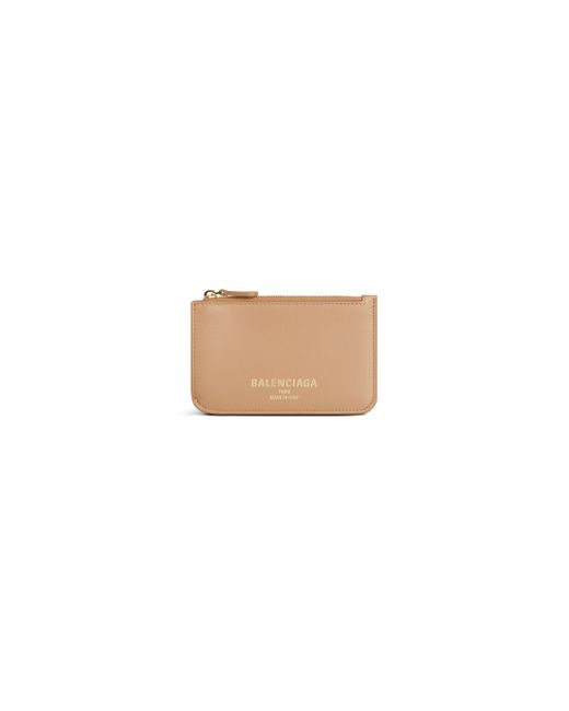 Balenciaga Natural Cash 2.0 Längliches Münz- Und Kartenetui