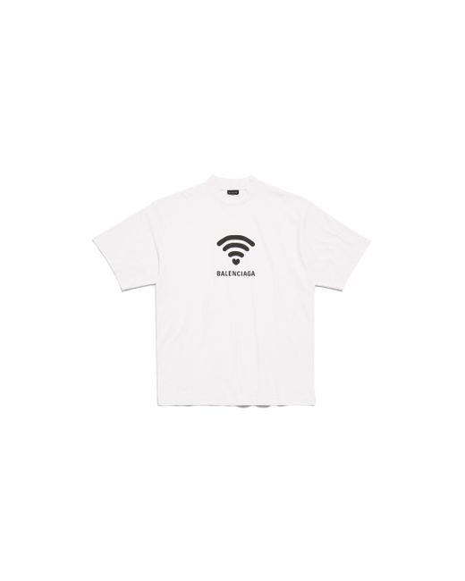 Balenciaga White Lo_ve T-shirt Medium Fit
