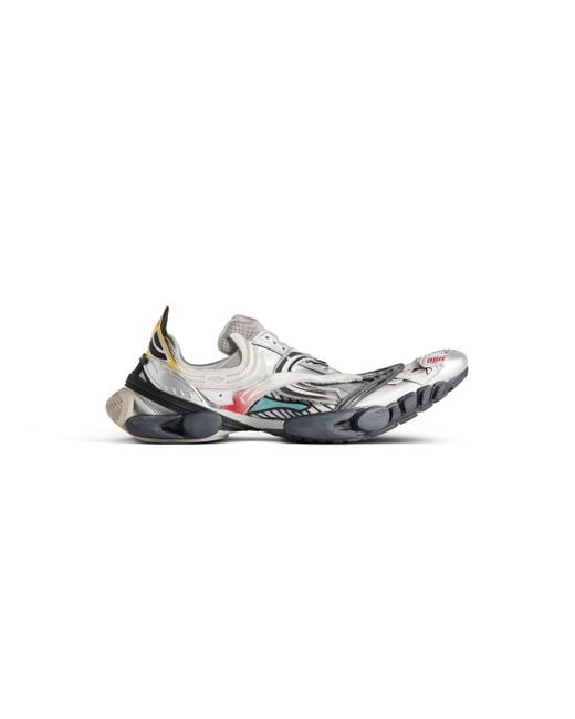 Balenciaga Blue Reptile Sneaker for men