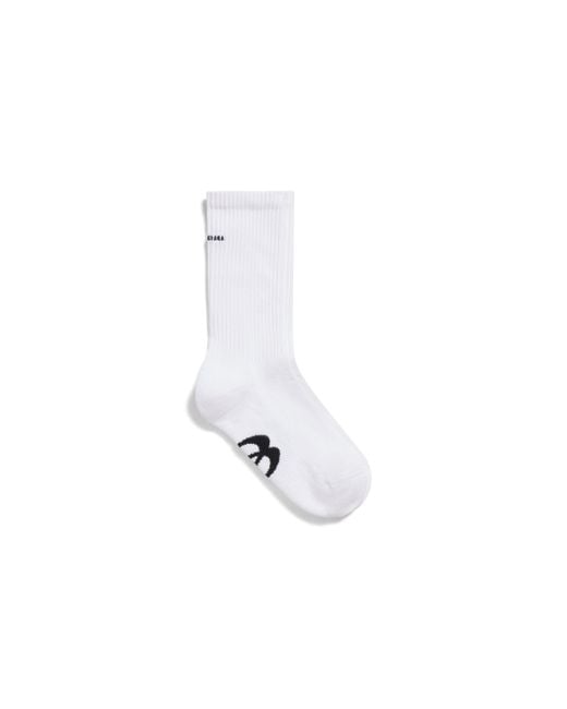 Balenciaga White Unity Sports Socks for men