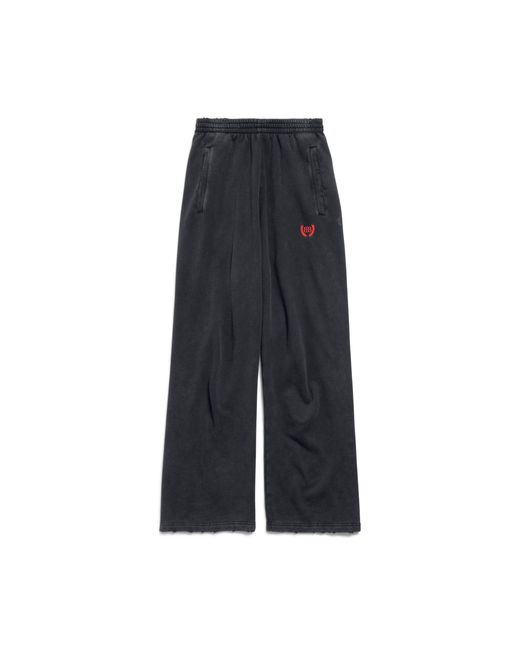 パンツ BALENCIAGA 25SS Laurel Baggy Sweatpants Balenciaga Laurel Classic Baggy Sweatpants in Black for Men | Lyst
