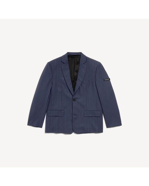 Balenciaga Blue Regular Single Breasted Jacket