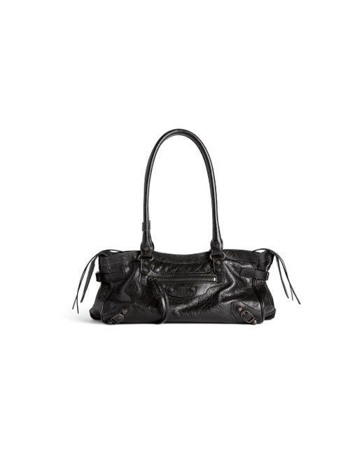 Balenciaga Black Le City Tasche East-West