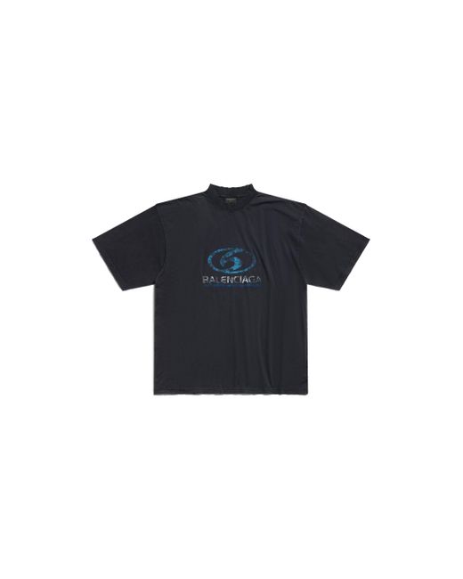 Camiseta surfer medium fit Balenciaga de hombre de color Blue