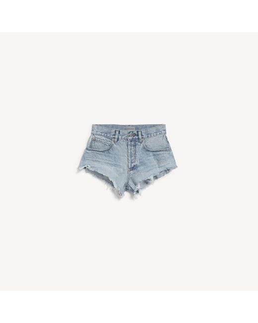 Balenciaga Blue Mini Shorts