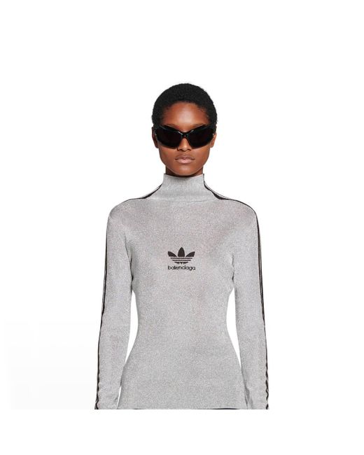 Adidas mock turtleneck cheap