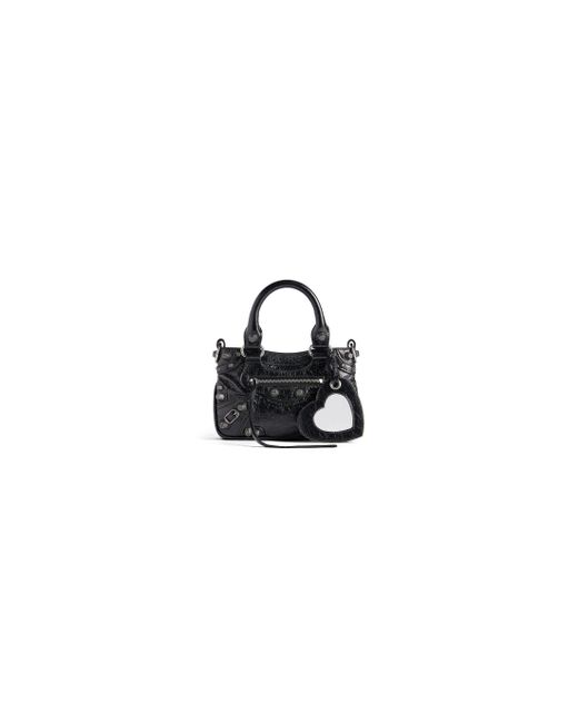 Balenciaga Black Neo Cagole Mini Tote Bag