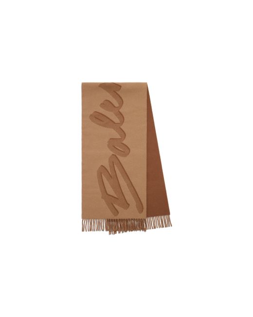 Balenciaga Brown Blanket Scarf