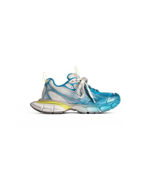 Balenciaga Blue 3Xl Toe Spray Sneaker for men