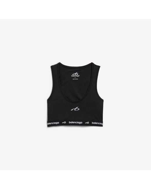 Balenciaga Black Techwear Bra Tank Top