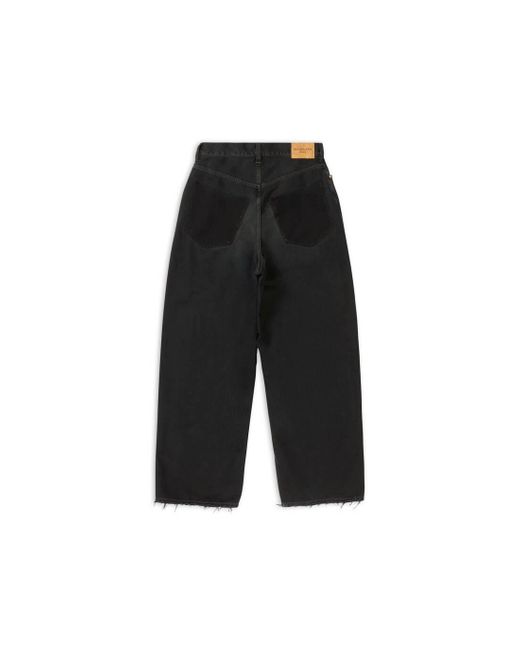 Balenciaga Patched Pockets baggy Jeans in Black | Lyst Balenciaga Patched Pockets baggy Jeans in Black | Lyst
