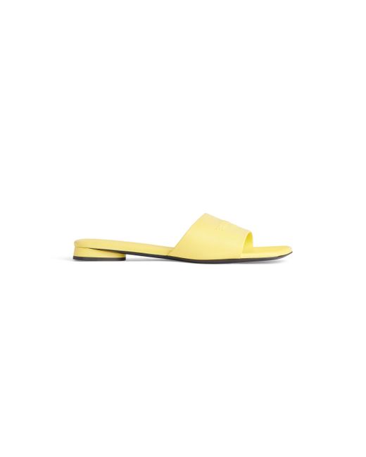 Balenciaga Yellow Duty free flache sandale