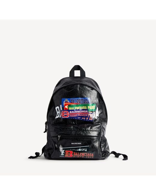 Balenciaga Blue Explorer Backpack for men