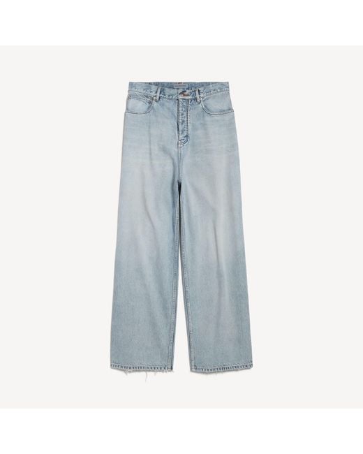 Balenciaga Blue Baggy Fit Jeans