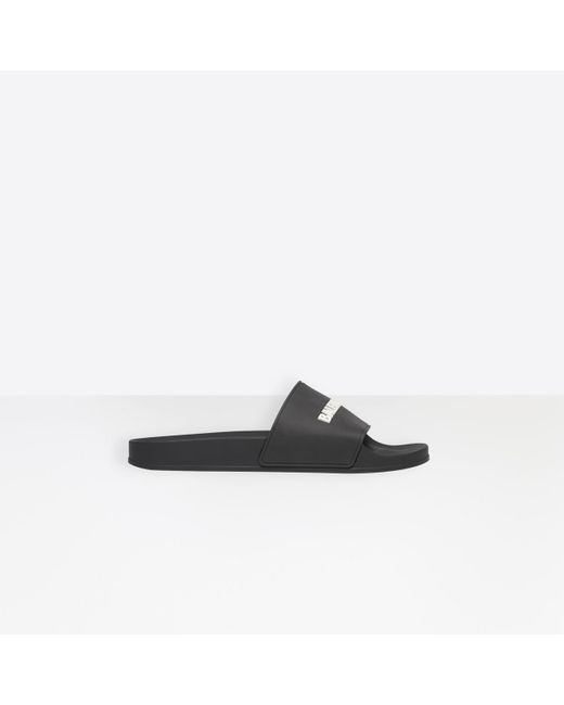 balenciaga slides all black