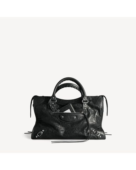 Balenciaga Black Le City Bag Medium