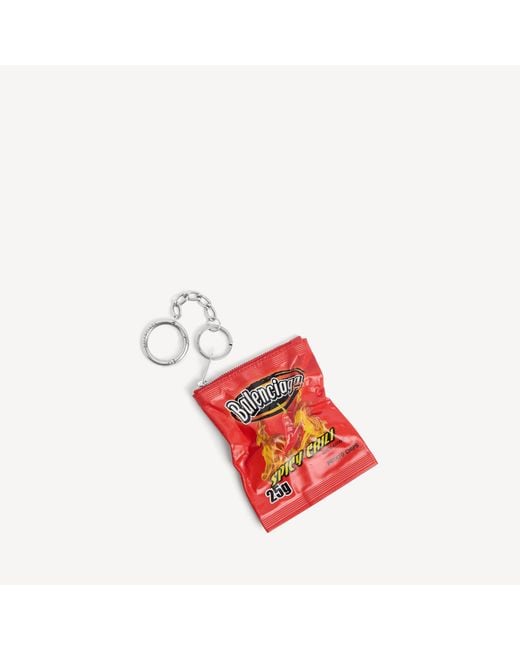 Balenciaga Red Charm/keychain Chips