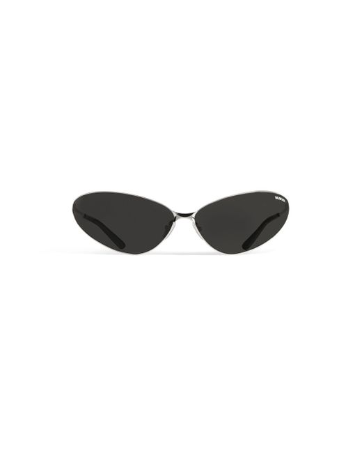 Balenciaga Black Razor Cat Sunglasses for men