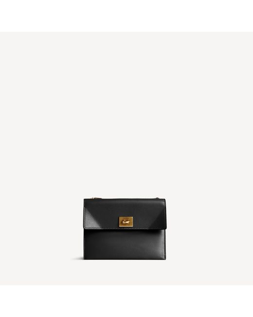 Balenciaga Black Leather Rodeo Wallet