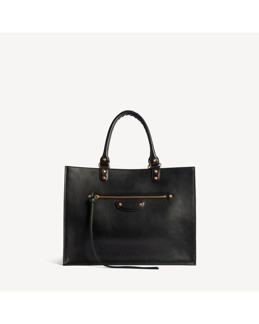 Balenciaga Black Le City Sleek Tote Bag Large