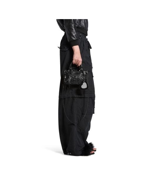 Balenciaga Black Neo Cagole Mini Tote Bag