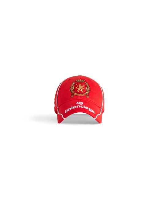 Balenciaga Baseballkappe mit Logo-Stickerei in Red für Herren