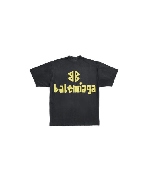 Balenciaga Black Tape Type T-shirt Medium Fit for men