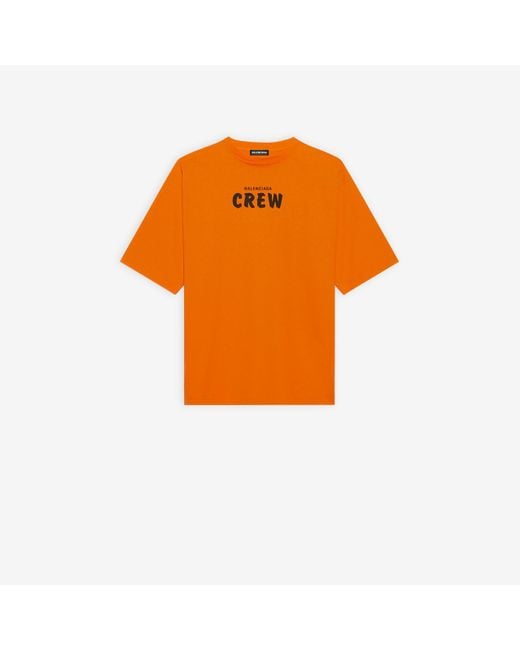 balenciaga orange shirt