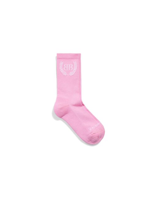 Balenciaga Pink Laurel Classic Socken
