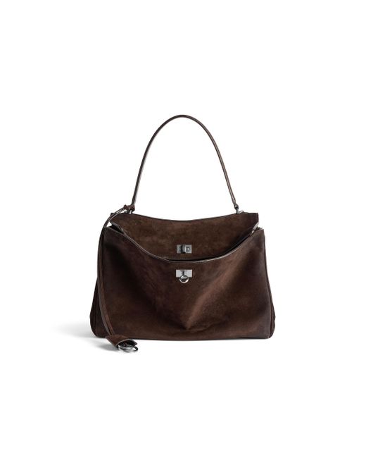 Balenciaga Brown Rodeo Handtasche Mittelgroß