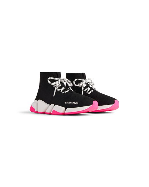 Balenciaga Black Speed 2.0 Lace-up Recycled Knit Sneaker