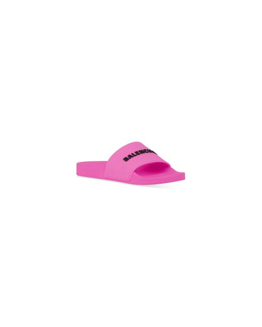 Balenciaga Pink Pool Slide Sandal