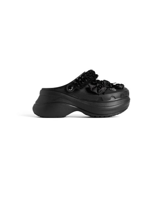 Balenciaga Black Crocs Mule Jibbitz