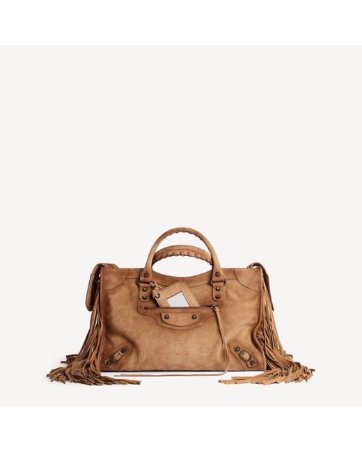 Balenciaga Brown Le City Bag Small