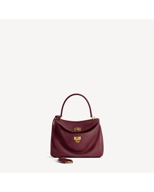 Balenciaga Purple Rodeo Handbag Mini