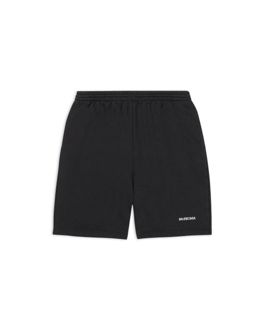 Balenciaga Black Sweat Shorts