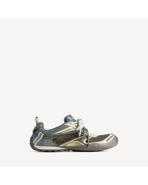 Balenciaga Men's Green Radar Gradient Lines Sneaker