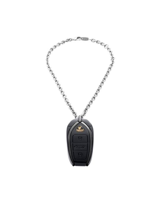 Balenciaga Metallic Automobili Lamborghini Car Key Necklace