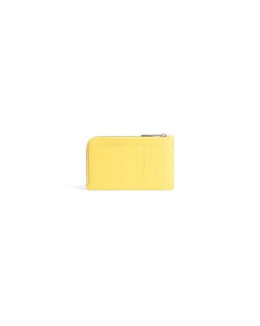 Balenciaga Yellow Envelope Long Coin And Card Holder