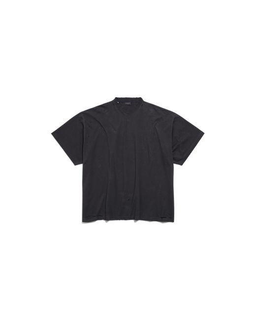 Camiseta Blackletter Script Oversized Balenciaga de color Blue