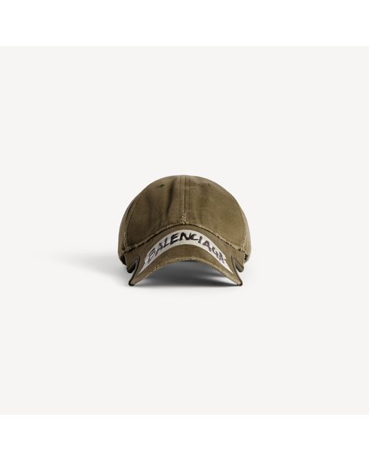 Balenciaga Green Masking Tape Cap for men
