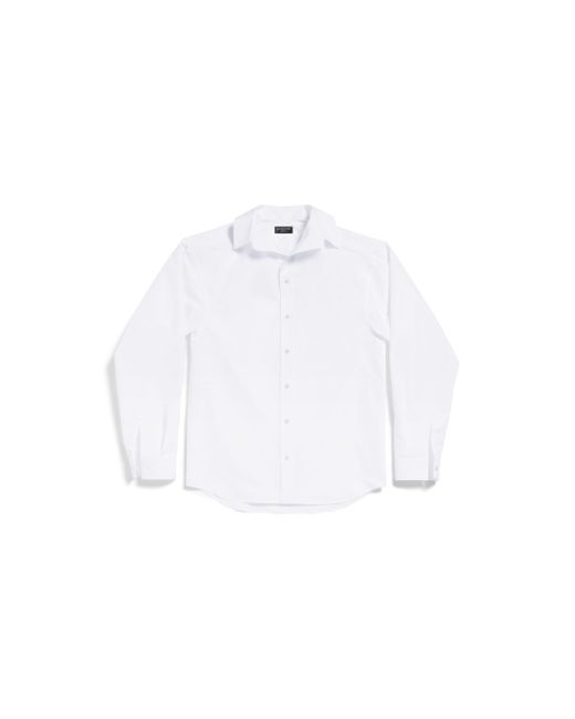 Balenciaga White Kick collar hemd large fit